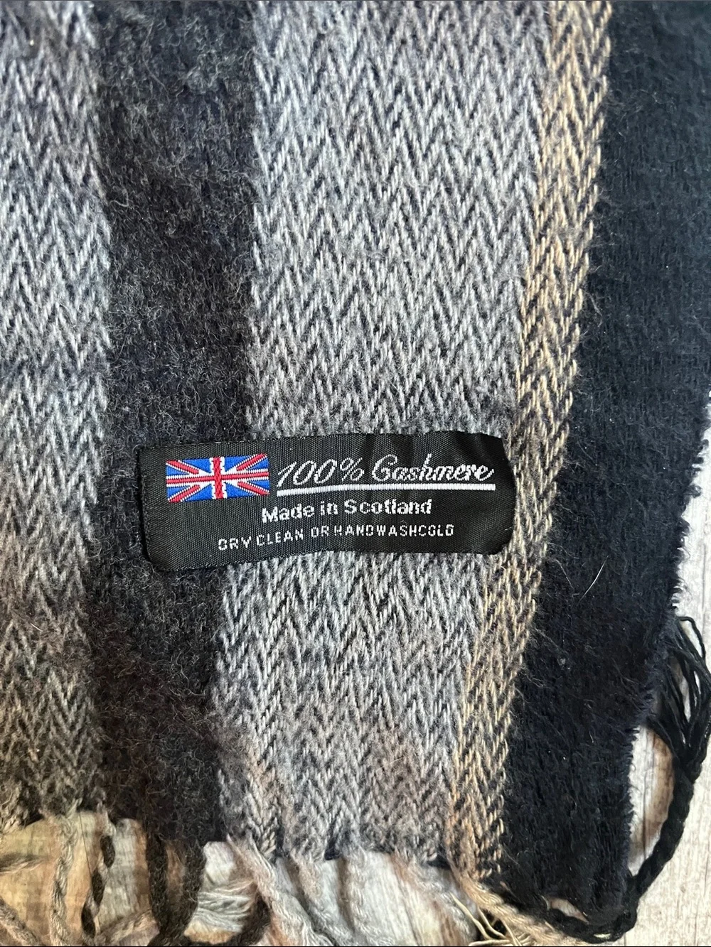Cashmere Scarf Made in Scotland